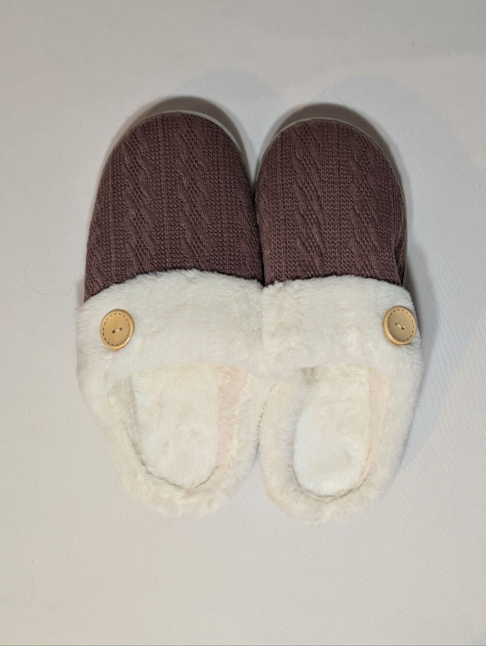 Womens Slipper Warm Comfy House Slippers Memory Foam Knitted Shoes Indoor Slides